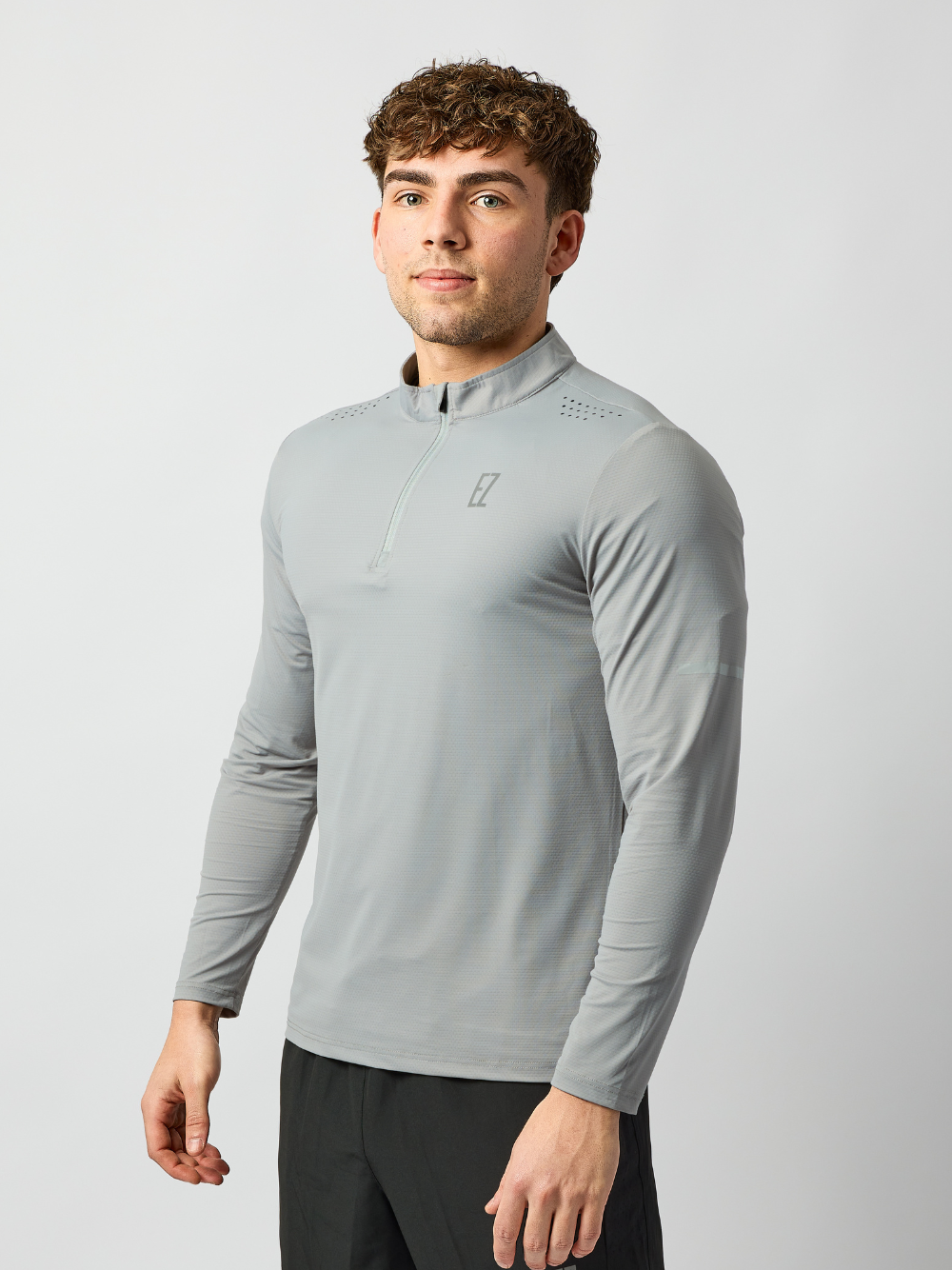 Ignite 1/4 Zip Light Grey