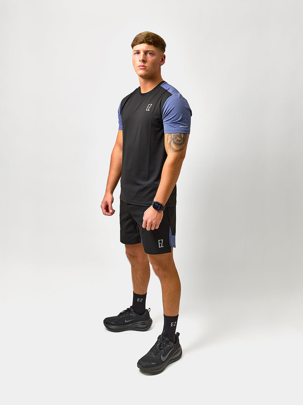 Vortex T-Shirt Navy/Black