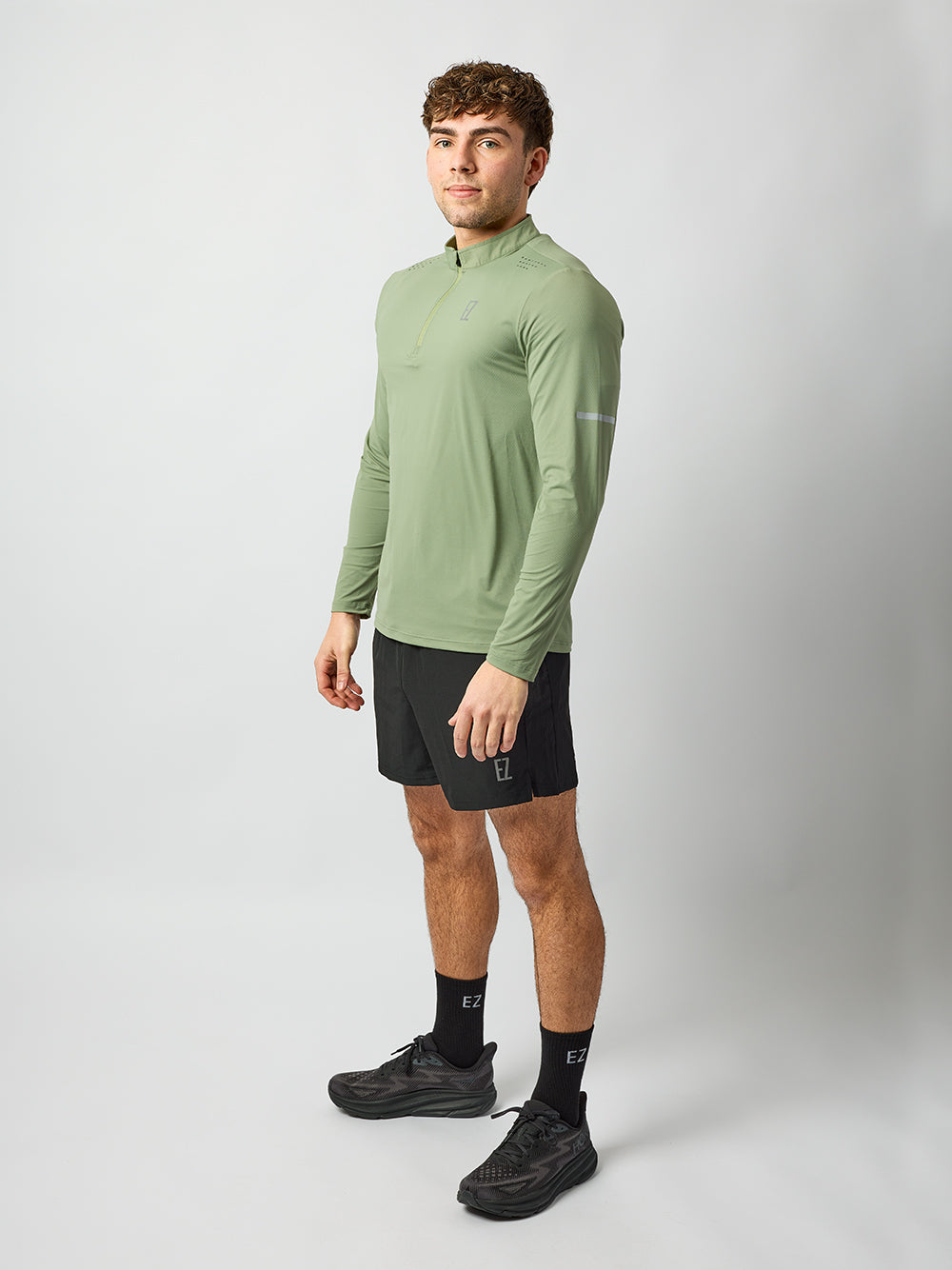 Ignite 1/4 Zip Military Green