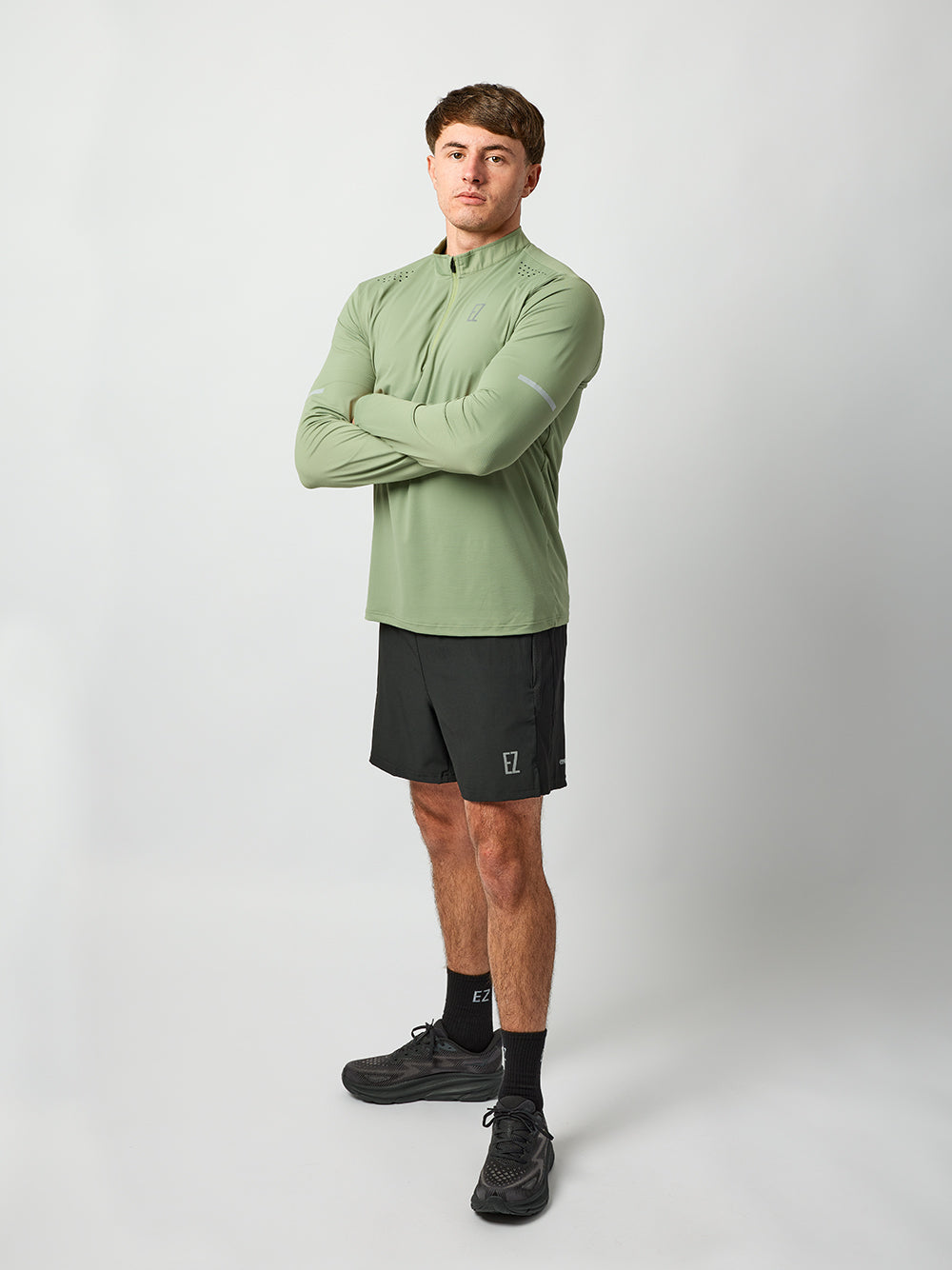 Ignite 1/4 Zip Military Green
