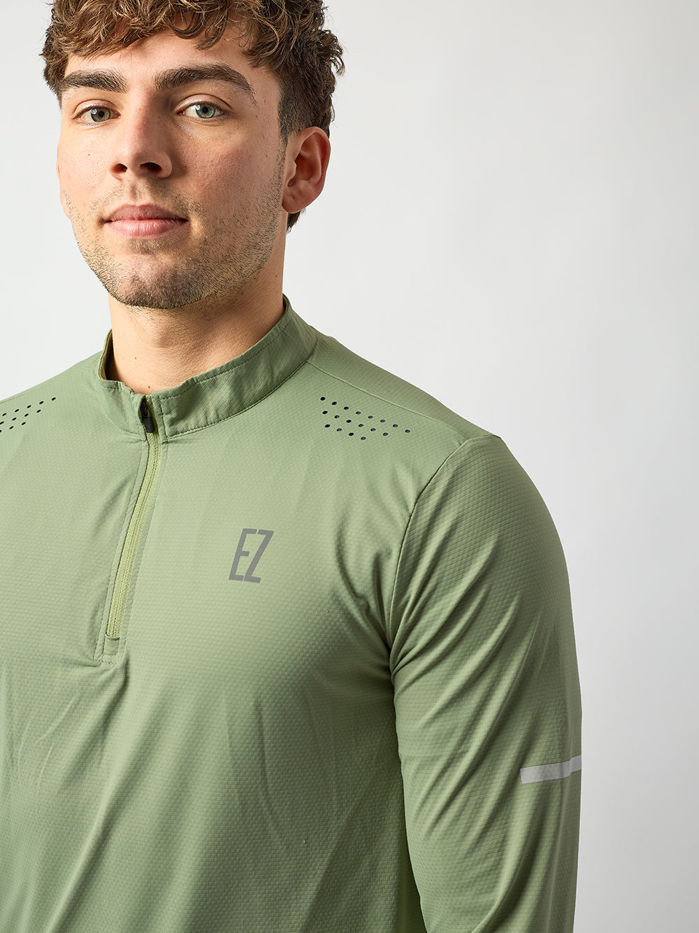 Ignite 1/4 Zip Military Green