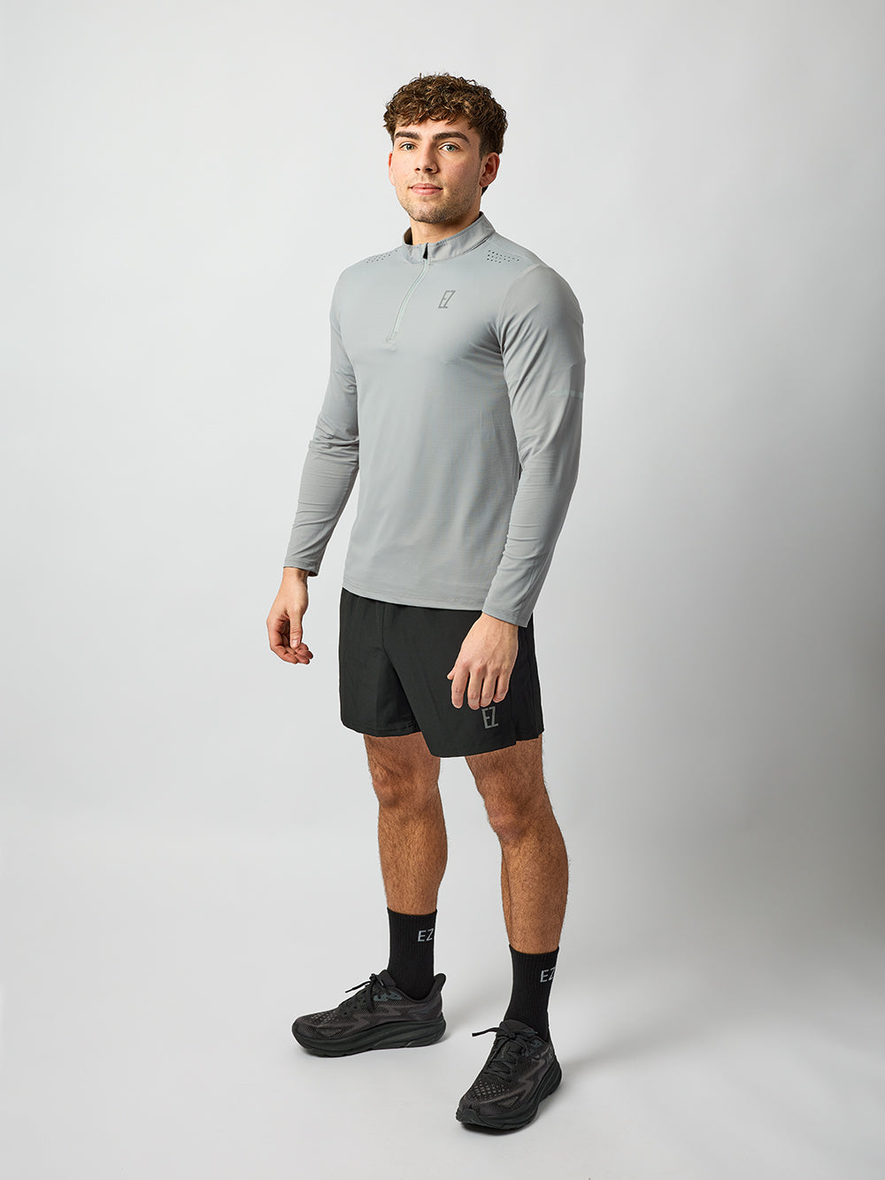 Ignite 1/4 Zip Light Grey