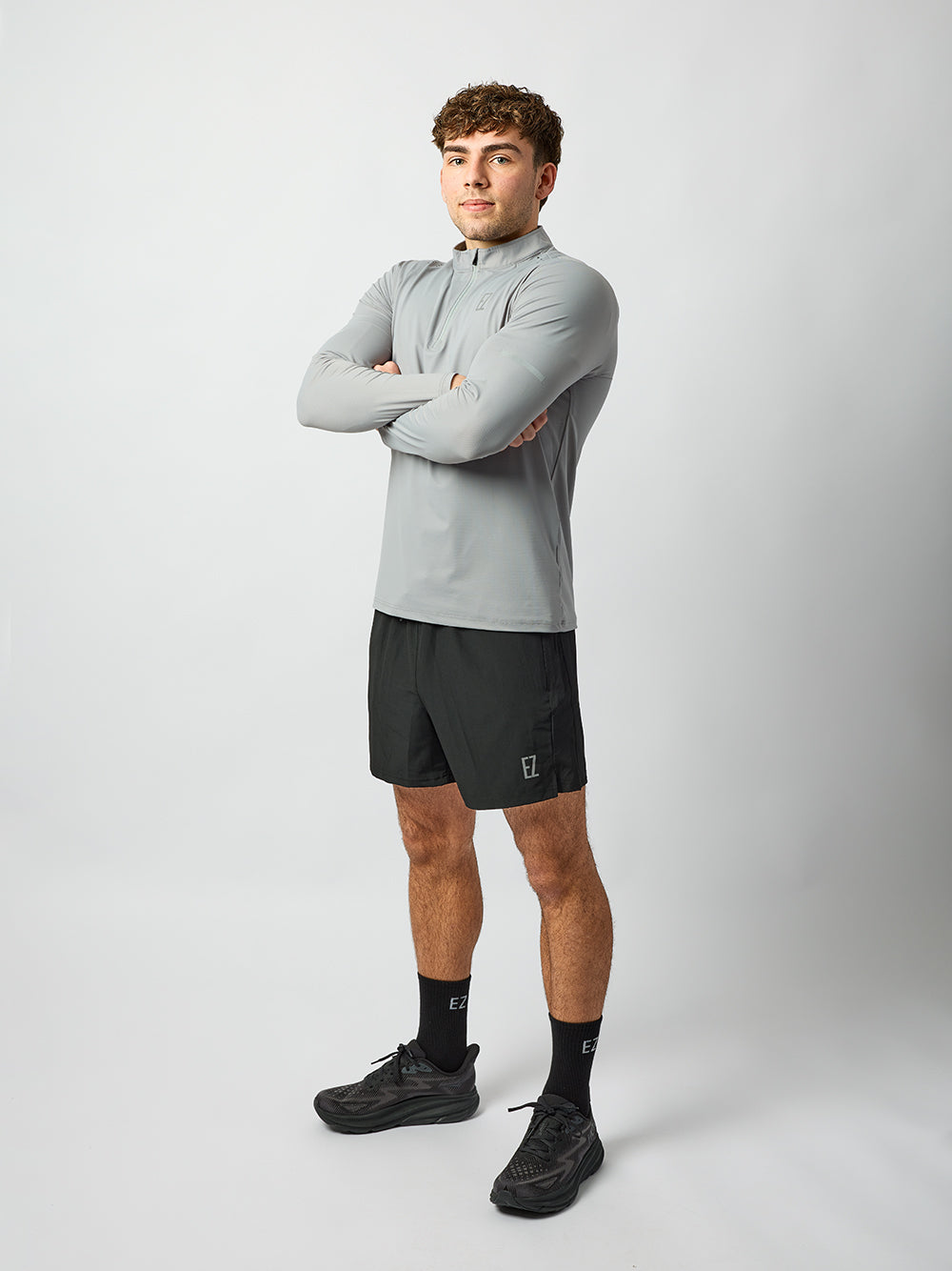 Ignite 1/4 Zip Light Grey